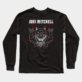 JONI MITCHELL CAT ROCK - MERCH VTG Long Sleeve T-Shirt